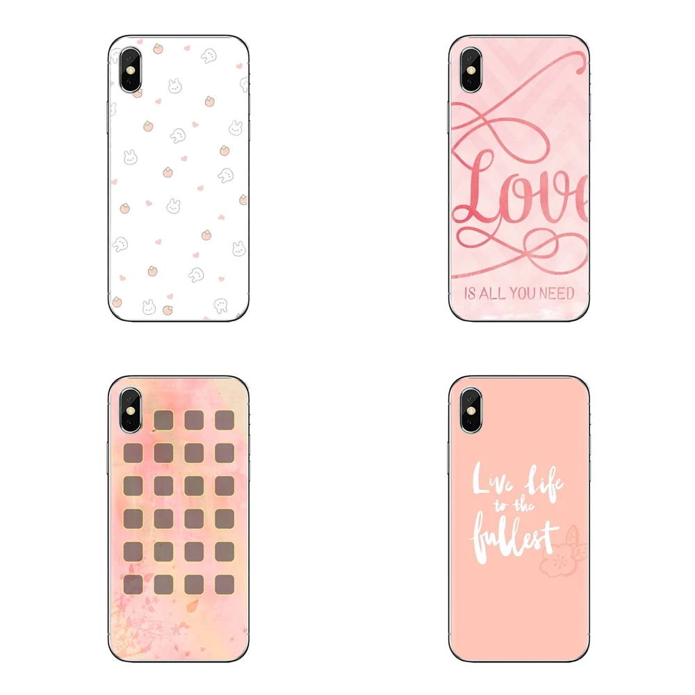 cute peach phone wallpaper 2 For Huawei Honor 7X V10 6C V9 6A Play 9 Mate 10 Pro Y7 Y5 P8 P10 Lite Plus GR5 2017 TPU Case Cover |
