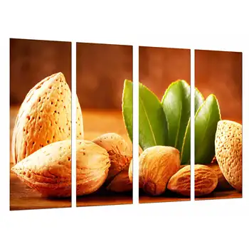 

Grocery Kitchen, Dried Fruit Almond, Almendrucos, photo print on wood, modern picture decorative 27089
