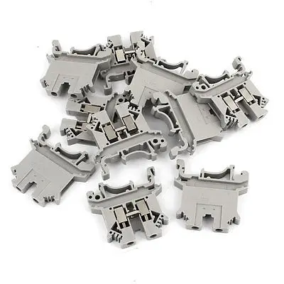 

10 Pcs 800V 32A UK2.5B Type 2.5mm2 Screw Contact Terminal Block Connector