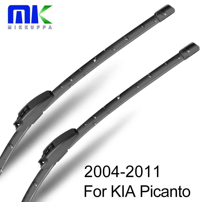 MIKKUPPA Гибридный стеклоочистителей для KIA Picanto подходящий крючок 2004 2005 2006 2007 2008 2009 2010 2011