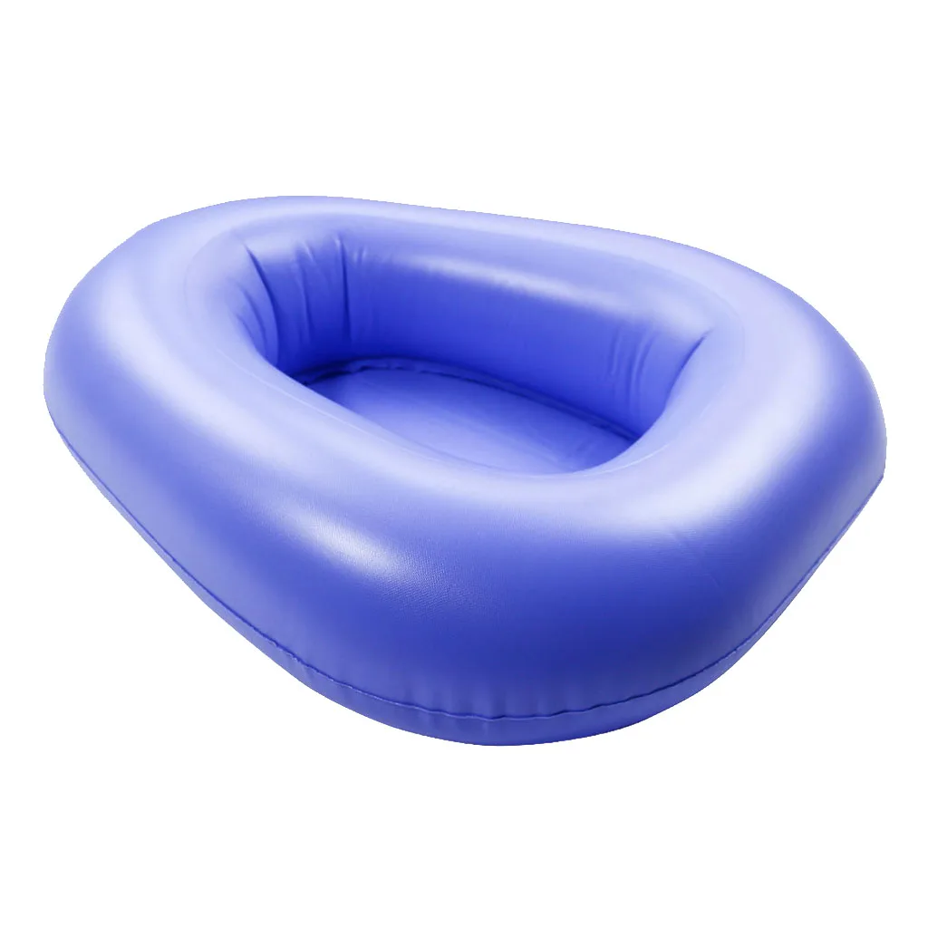 4pcs Bedpans Bathroom Bed Pans Air Inflation Bed Pan Bedridden Inflatable Cushions Potty Washable Portable Elderly Bedridden