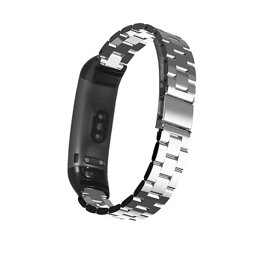 Высококачественный металлический ремешок из нержавеющей стали для huawei Honor Band 5 4 Smartwatch Браслет фитнес для мужчин и женщин браслет для замены мужчин t