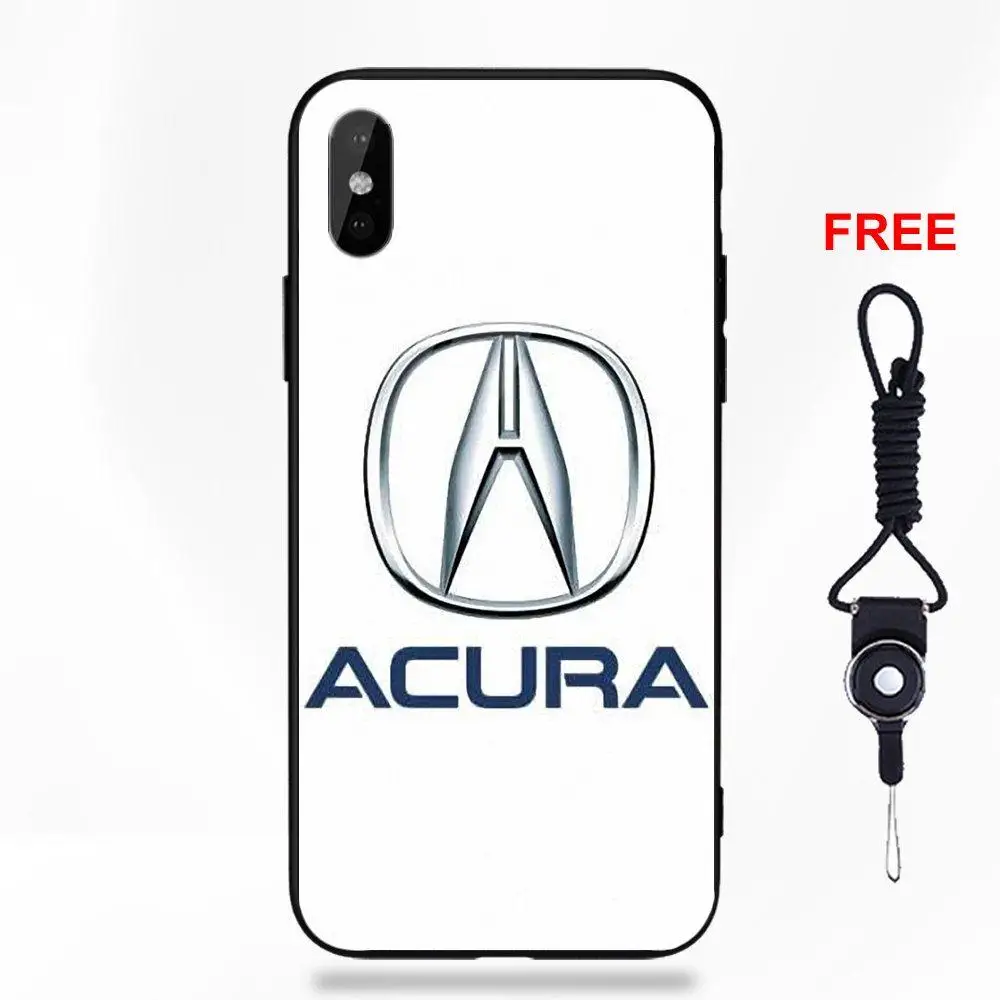 Чехол из закаленного стекла с логотипом Acura для Galaxy S8 S9 Plus для Redmi 5 Note 5A 6 huawei Honor 7X P20 Lite mate 10 Pro