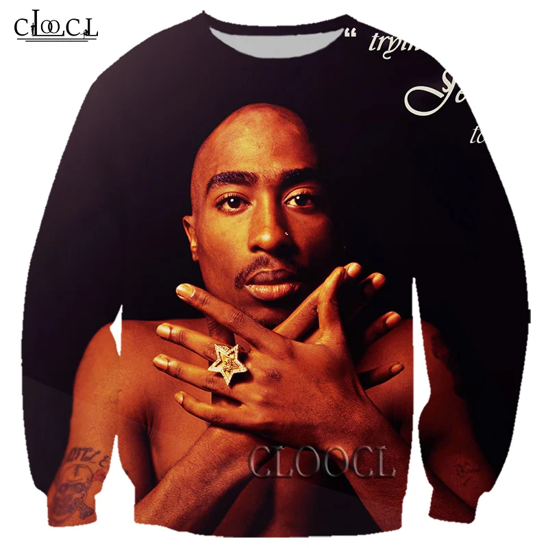

CLOOCL Rapper Amaru Shakur 2pac Tupac Sweatshirt Casual Style 3D Print Popular Unisex Men Women Autumn Jogging Suit Tops