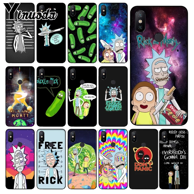 

Ynuoda Rick and Morty Season On Sale! Luxury Cool phone Case for xiaomi mi 8 se 6 note3 redmi 5 5plus note 5 case coque