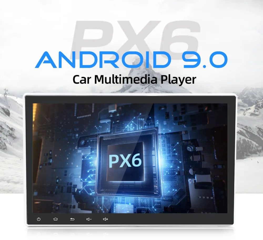 Bosion PX6 RK3399 4G+ 64G Android 9,0 10,1 дюймов 2 din Автомобильный gps dvd-плеер BT wifi DAB+ Автомобильный радио мультимедиа SWC с функцией DVD
