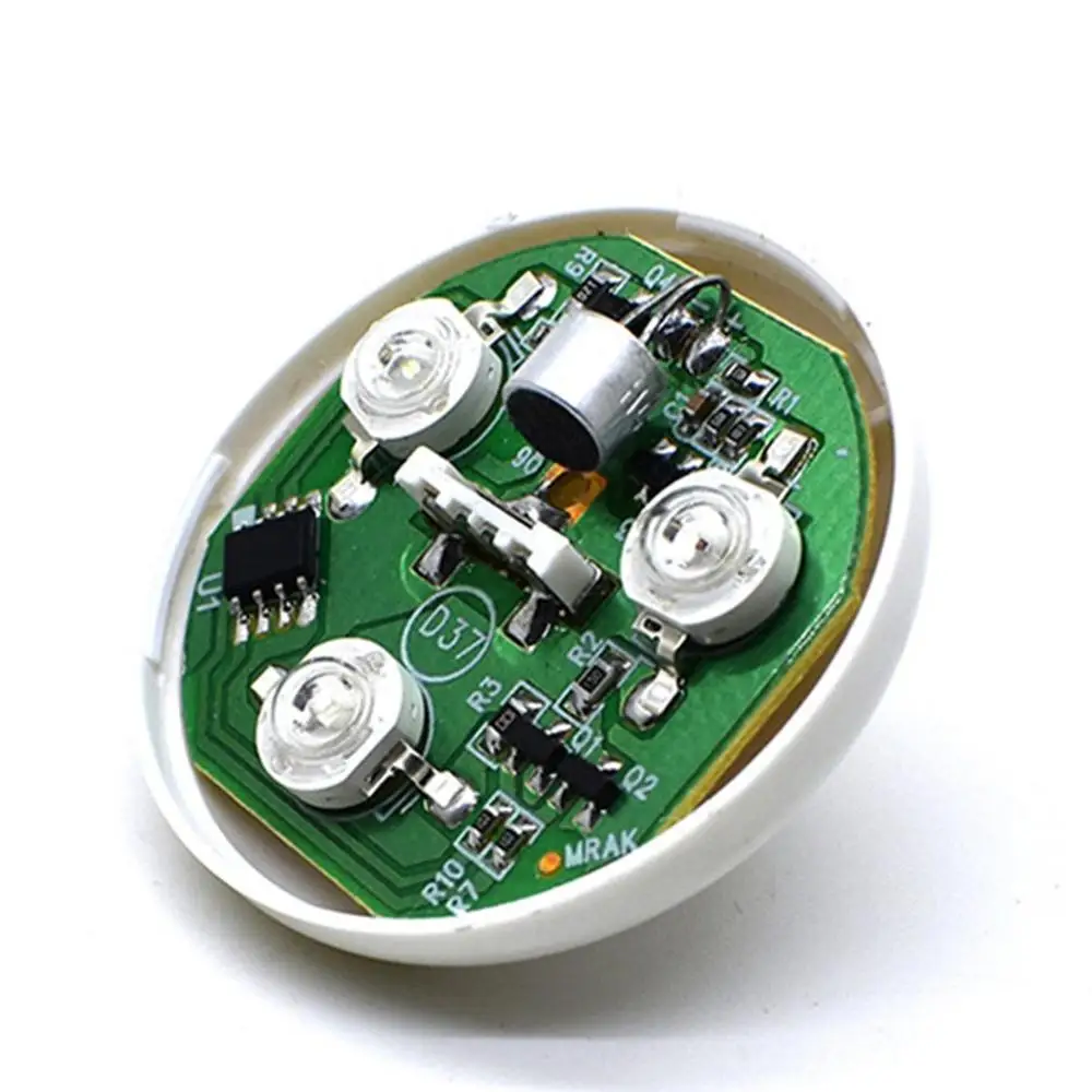 LED USB Mini Voice Activated Crystal Magic Ball Led Stage Disco Ball Projector Party Lights Flash DJ Lights