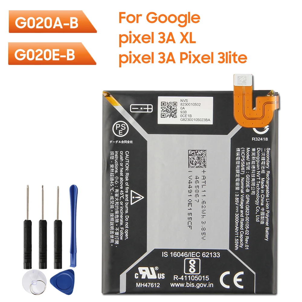 Original Replacement Phone Battery G020E B For Google Pixel 3A Pixel 3