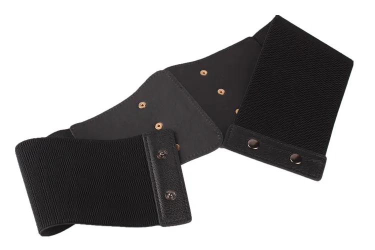 Коричневый искусственный кожаный женский супер широкий пояс панк крутая эластичная лента заклепки Модная рубашка с поясом пояс для платья широкий пояс