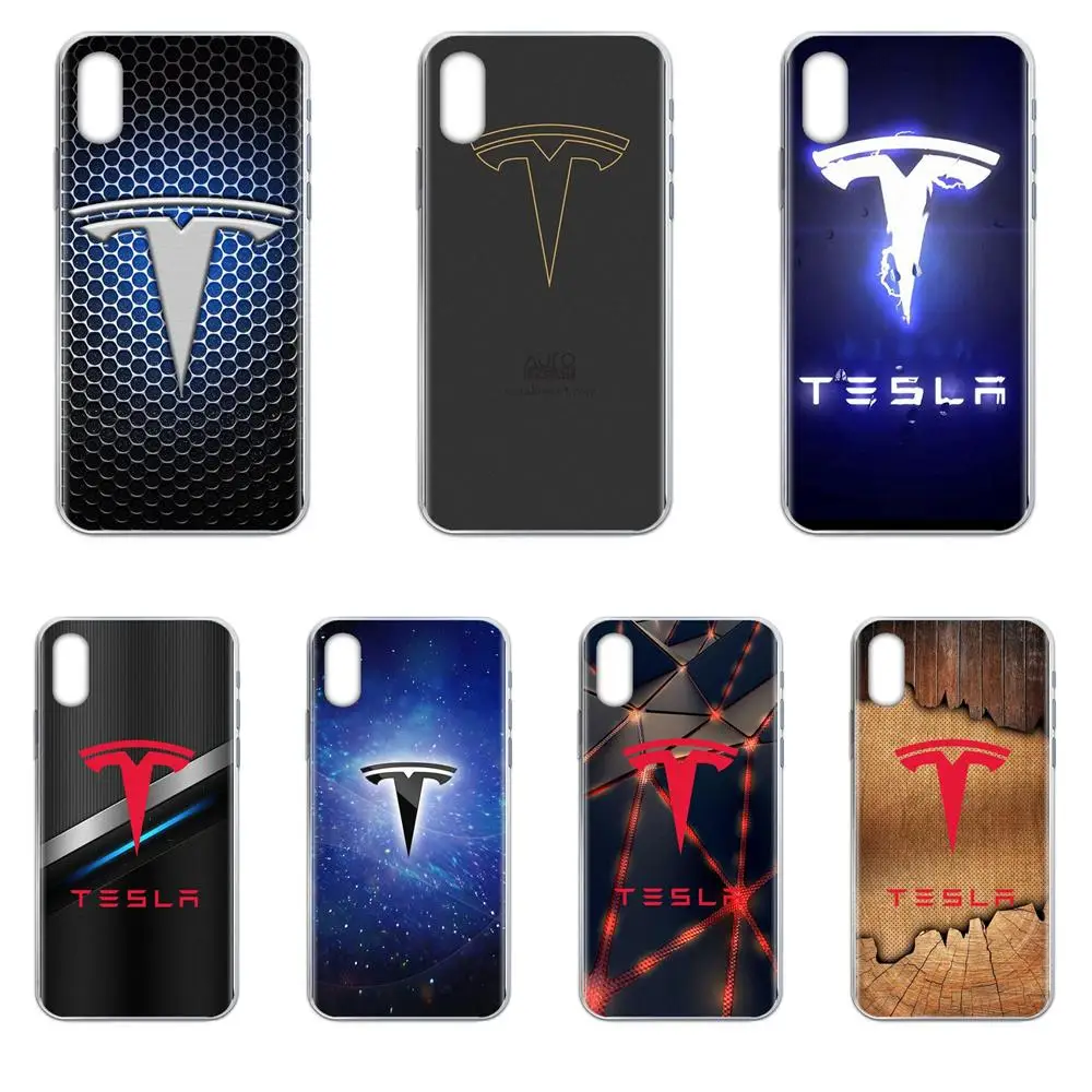 Чехол Tesla Logo из мягкого ТПУ для Huawei P7 P8 P9 P10 P20 P30 Lite Mini Plus Pro Y9 Prime P Smart Z 2018 2019|Бамперы| |