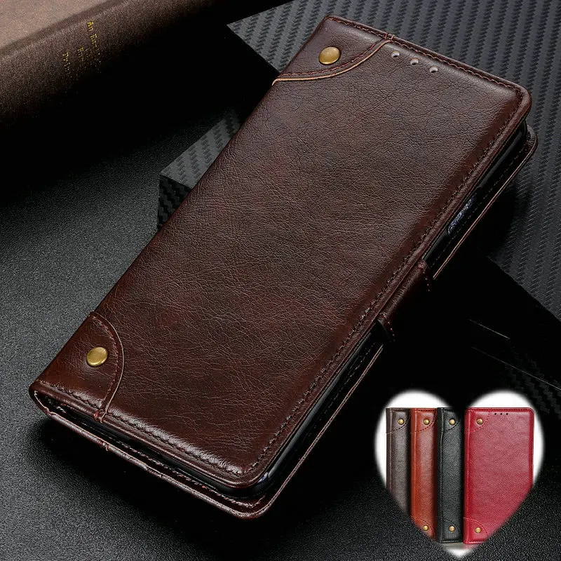 Чехол Etui для zte Axon 10 про сумки V10 Вита чехол для телефона винтажный деловой кошелек кожаный чехол для Axon 10 Pro 5G фолиант раскрывающийся чехол