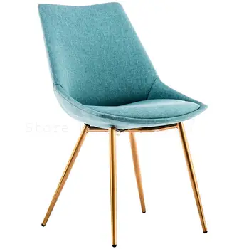 

Nordic Inswind Makeup Stool Net Red Chair Armor Chair Backrest Light Luxury Dining Chair Modern Simple Home Ims Chair