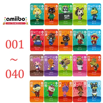 

English version (001 to 040) Animal Crossing Card Amiibo Printed NFC Card Compatible Pick from the List