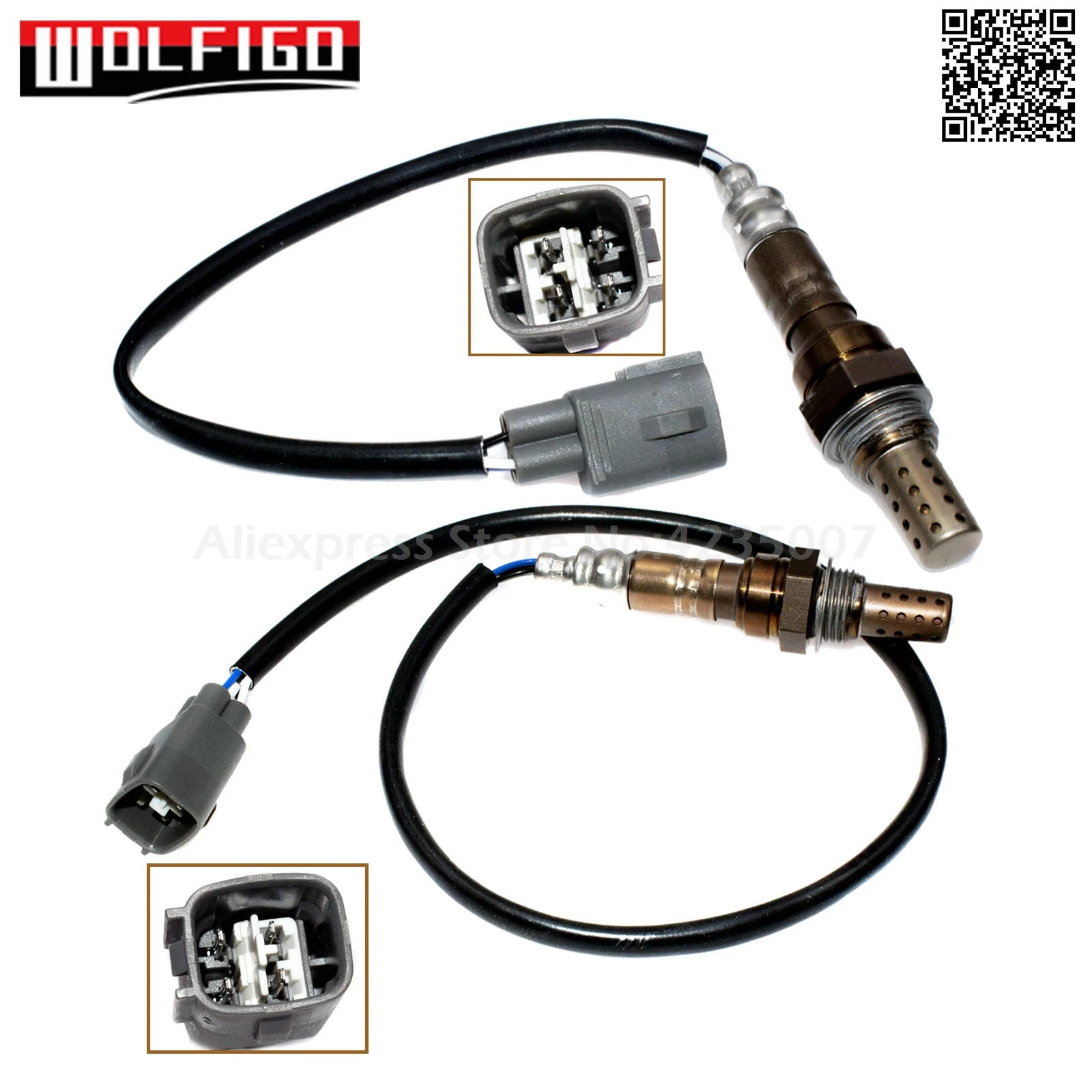 2pcs WOLFIGO 1 шт./2 шт. кислородный датчик для Lexus LS430 GS430 SC430 4,3 3UZFE 89465-50130,89465-50120,89465-05080,89465-05110 - Цвет: 2pcs