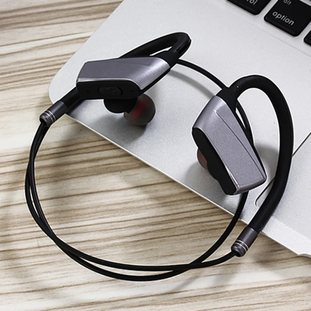 Висячие шеи bluetooth-наушники для спорта металлические ушные раковины высокое качество звук устойчивое стерео наушники F814
