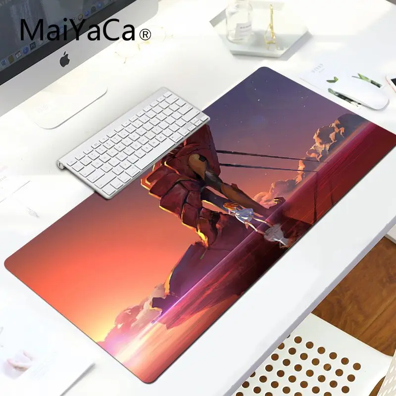 MaiYaCa персонализированные крутые модные неоновые GENESIS EVANGELION Коврик для мыши геймерские игровые коврики большой коврик для мыши ПК компьютерный коврик