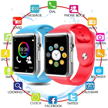 

Bluetooth A1 Smart watch For children Children Baby men Women Sports wristwatch support 2G SIM TF camera Smartwatch For android