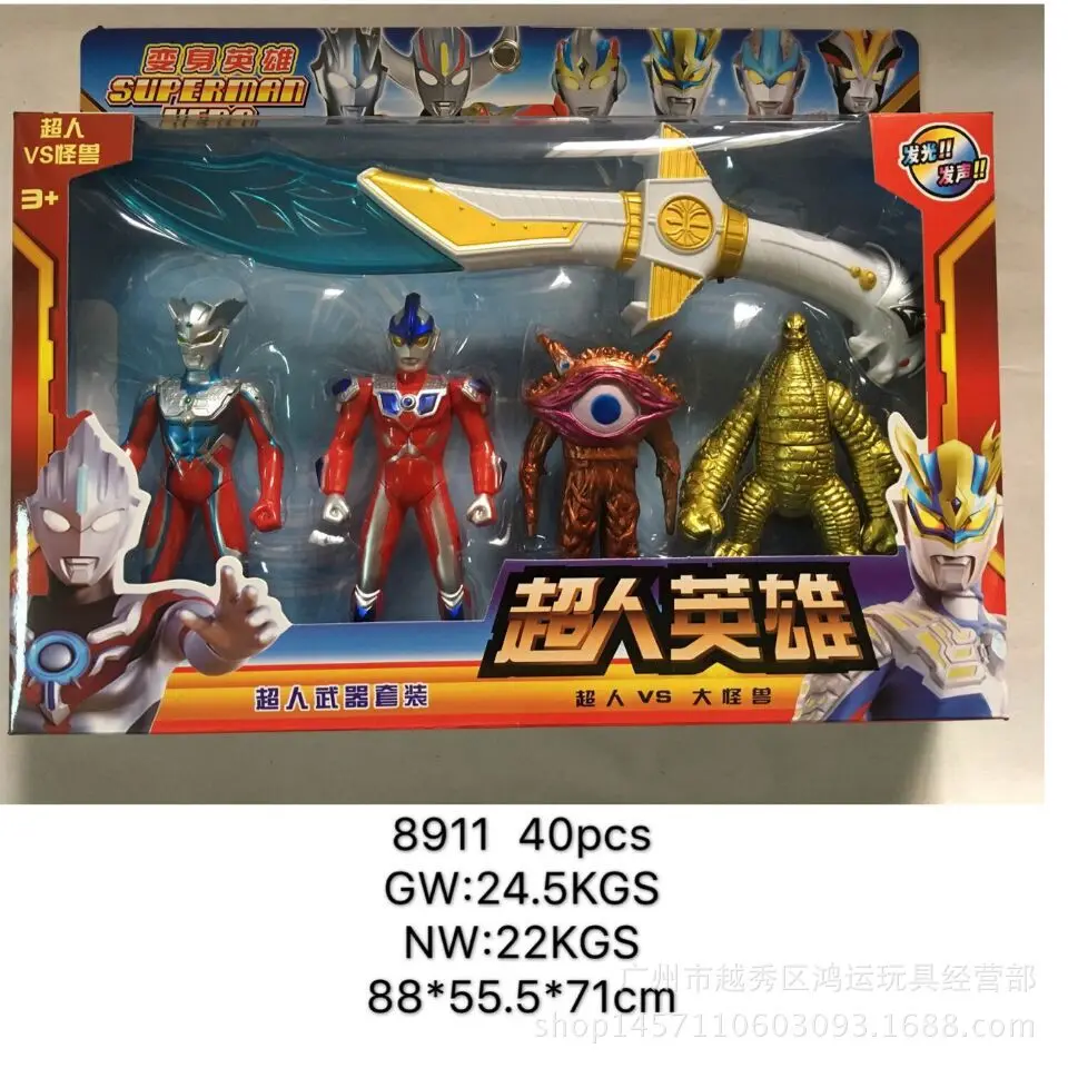Стиль Супермен Герой войны Монстр Ultraman серии игрушечный Супермен развивающие круговое кольцо для детей горячая распродажа