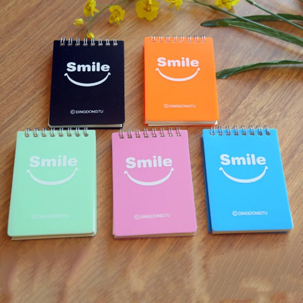 

Cute Smile Face Design School Students Diary Journal Notebook Paper Sketch Book Office Stationery Notepad School Supplies