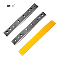 FOXBC – lames de raboteuse en acier HSS, 10 pouces, 263mm, pour Ryobi AP10 AP10N, couteau à bois pour le travail du bois, lot de 2 