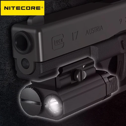 US $69.95 NITECORE NPL20 Flashlight CREE XPG3 S3 LED 460Lumen Weapon Light 1xCR123A Tactical Outdoor Shoot Hunting Sport Waterproof Torch