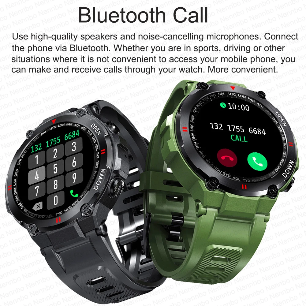 2021 New Smart Watch Men Sport Fitness Bluetooth Call Multifunction Music Control Alarm Clock Reminder Smartwatch For Phone