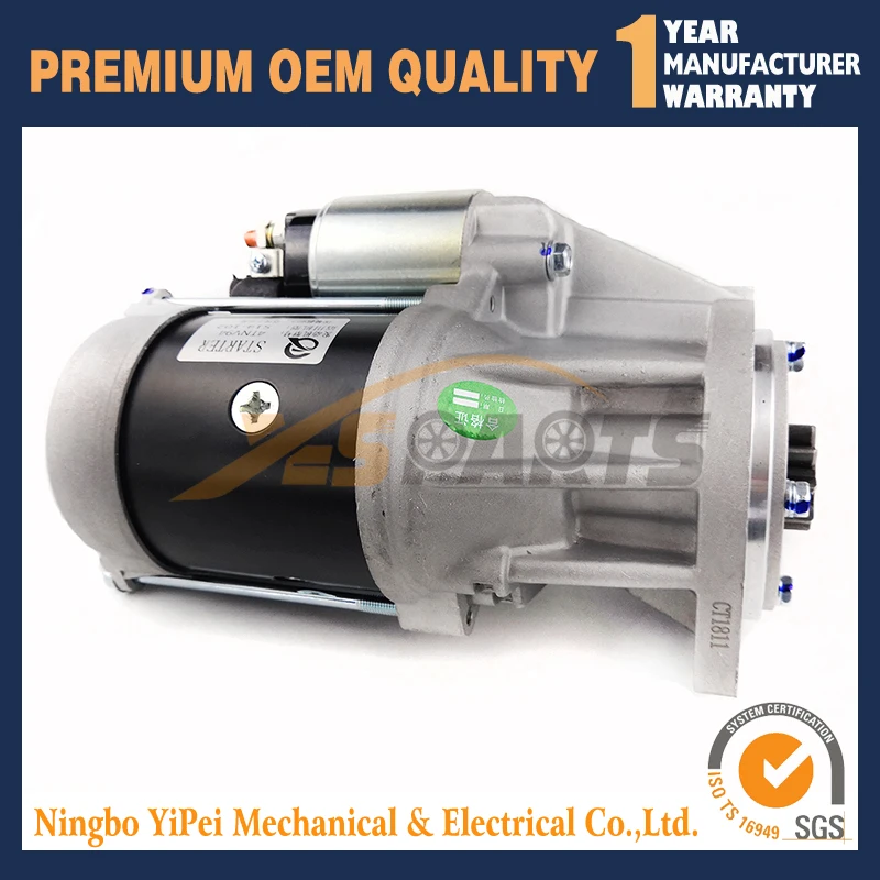 Стартер 129940-77010 для Hitachi S14-102 YANMAR 4TNV98 4TNV106