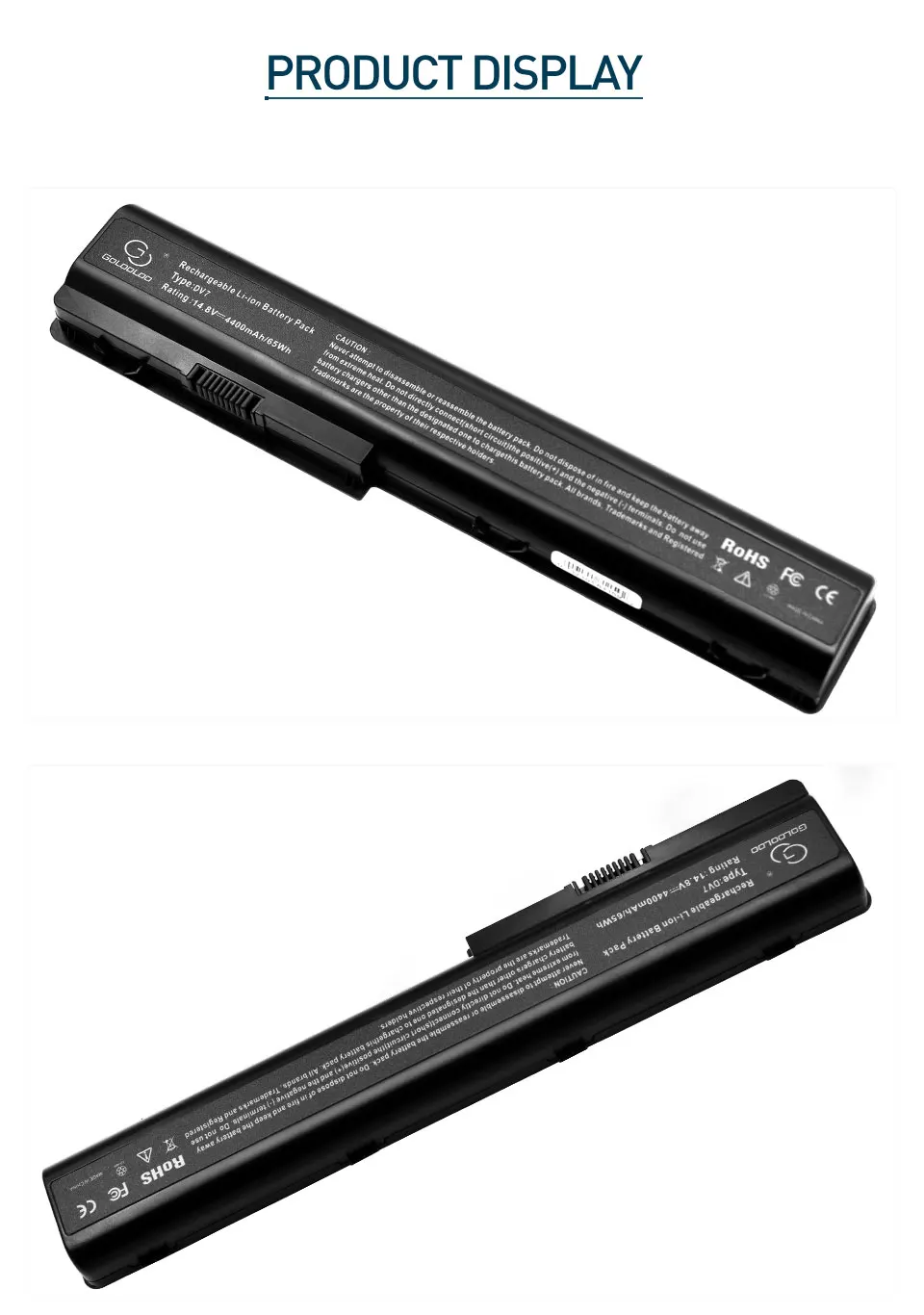 Golooloo 14,4 v Аккумулятор для ноутбука Hp HSTNN-XB75 HSTNN-OB75 HSTNN-DB74 HSTNN-DB75 HSTNN-IB74 HSTNN-IB75