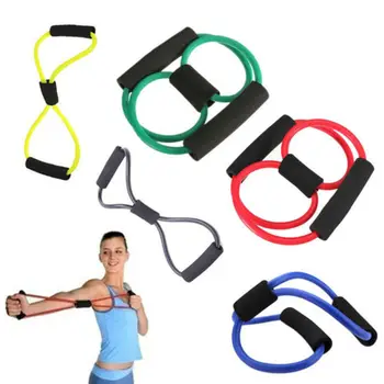 

Muscle Chest Expander Rope Workout Pulling Exerciser Fitness Exercise Yoga Tube