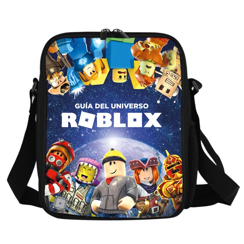 Roblox игровой дизайн Ланч-бокс водонепроницаемый портативный изолированный ланч-мешок сумка для еды сумка для пикника Сумка для ланча для женщин и детей - Цвет: K