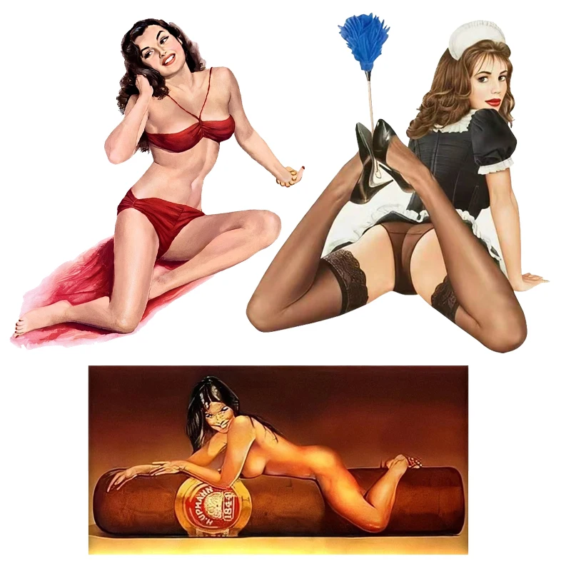 

Красивая сексуальная красота JDM ретро Заколка-ап девушка Автомобильная Наклейка 3D высококачественный виниловый автомобильный бампер Windwos водонепроницаемые наклейки