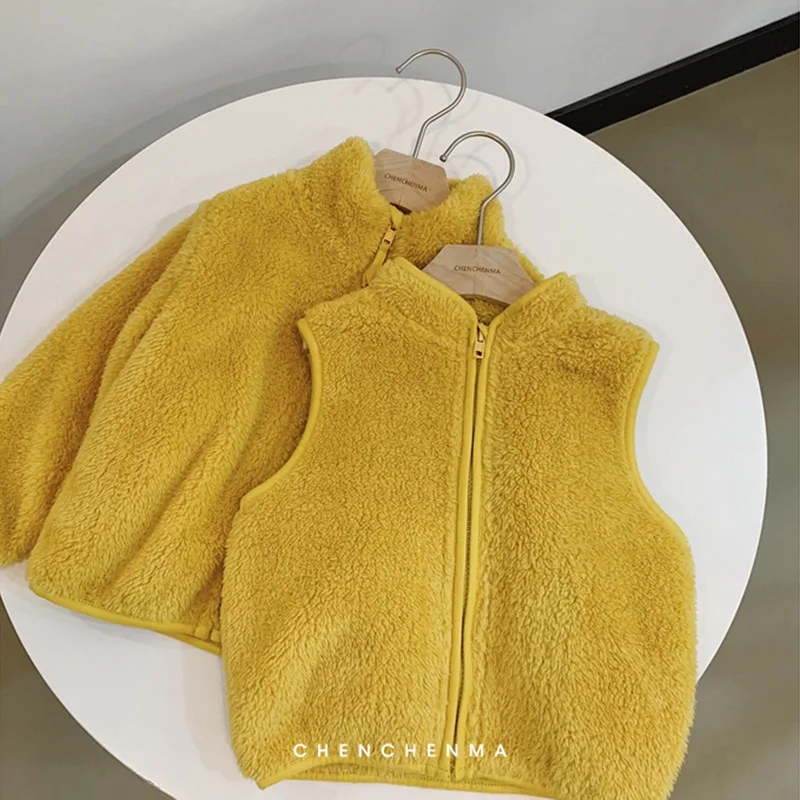 Chen Mom/осенне-зимняя одежда для девочек; стиль; двустороннее Детское пальто в западном стиле; универсальная теплая одежда для маленьких девочек