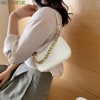 

Fashion Alligator Pattern Handbag Women Retro Shoulder Messenger Crossbody Bags Totes Female Elegant PU Leather Underarm Purse