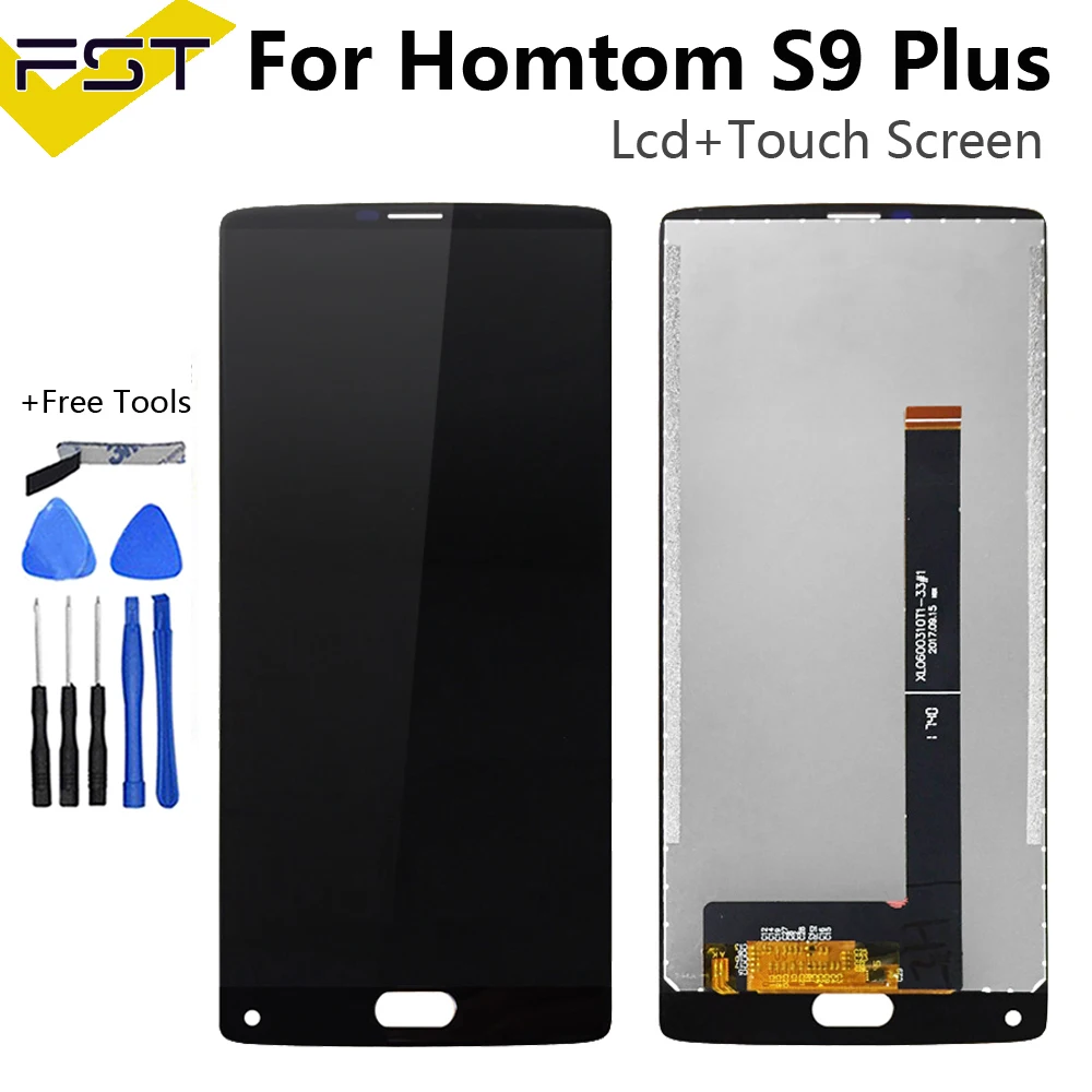 Online 720*1440 For Homtom S9 PLUS LCD Display and Touch Screen 5.99 Inch Repair Parts For Homtom S9 PLUS Accessory+Tools+Adhesive