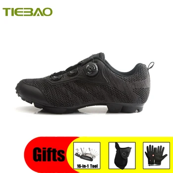 

Tiebao cycling shoes men sapatilha ciclismo mtb breathable self-locking 16-in-1 bike repair tool outdoor mtb cycling sneakers