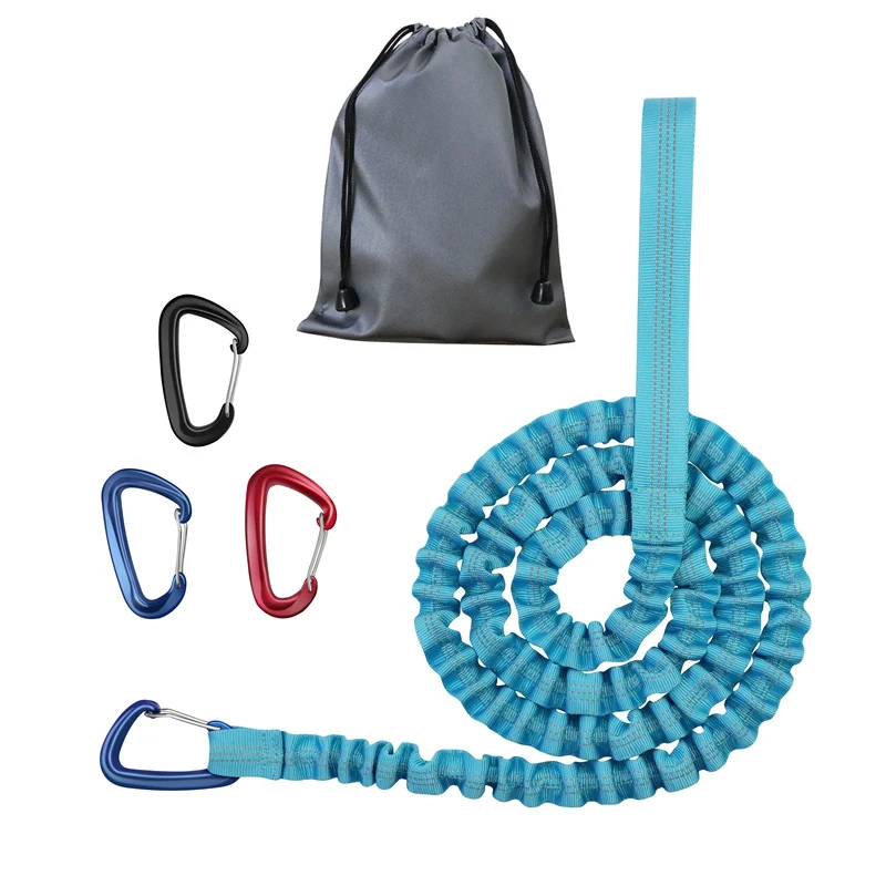 Bike tow rope kids child stretch bungee cord compatible mountain bikes hooks heavy duty
