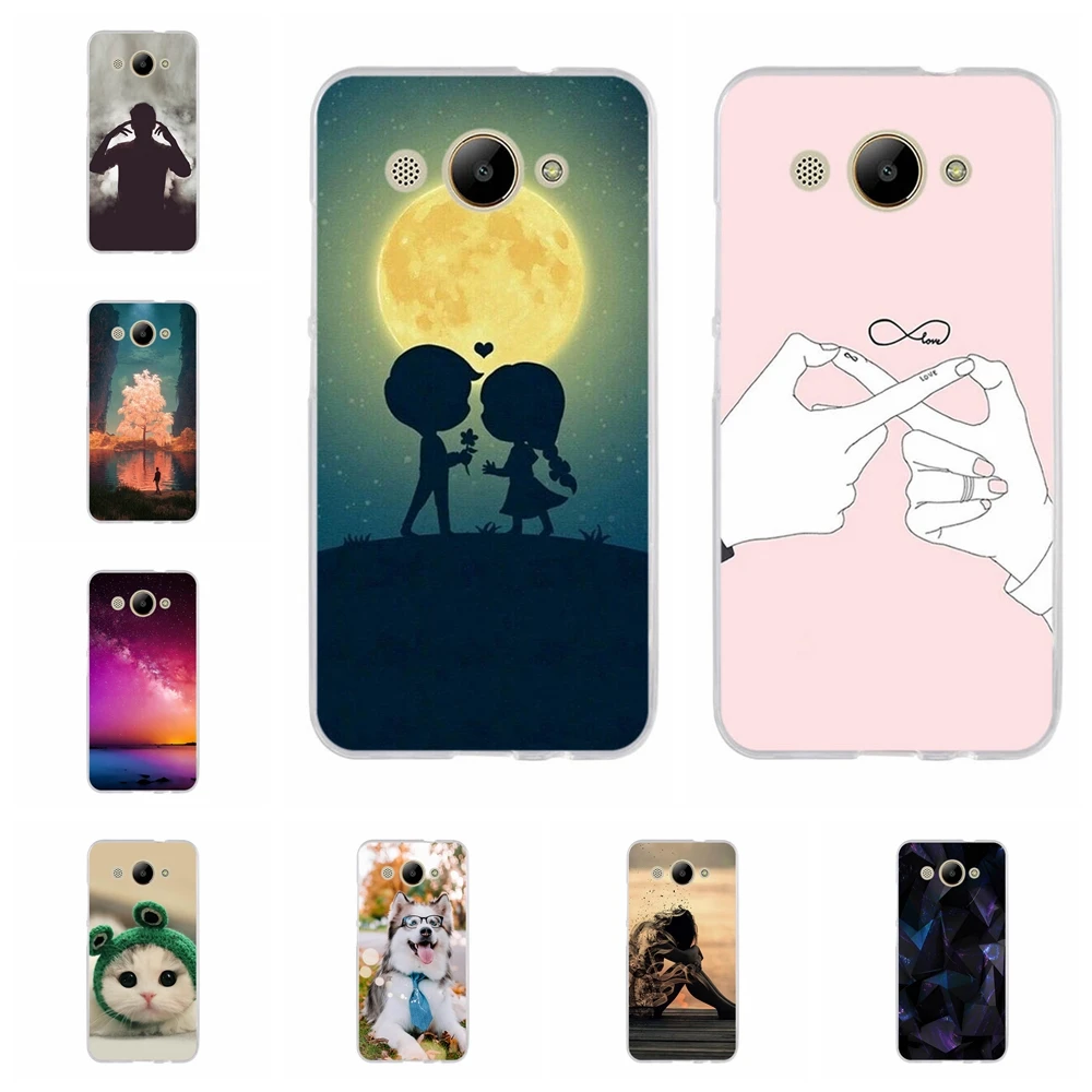 

For Huawei Y3 2017 Case Silicone Ultra Thin Cover For Huawei Y3 2017 CRO-L02 CRO-L22 Case Cute For Huawei Y3 2017 Phone Cases