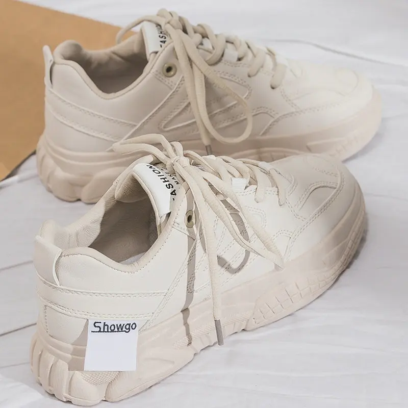 women beige sneakers