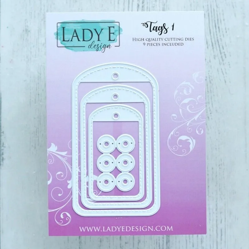 AliliArts-troqueles de corte de Metal, 3 uds., tag 2, álbum para recortes de fotos, grabado decorativo, tarjetas de papel, manualidades, troquelado, 2020