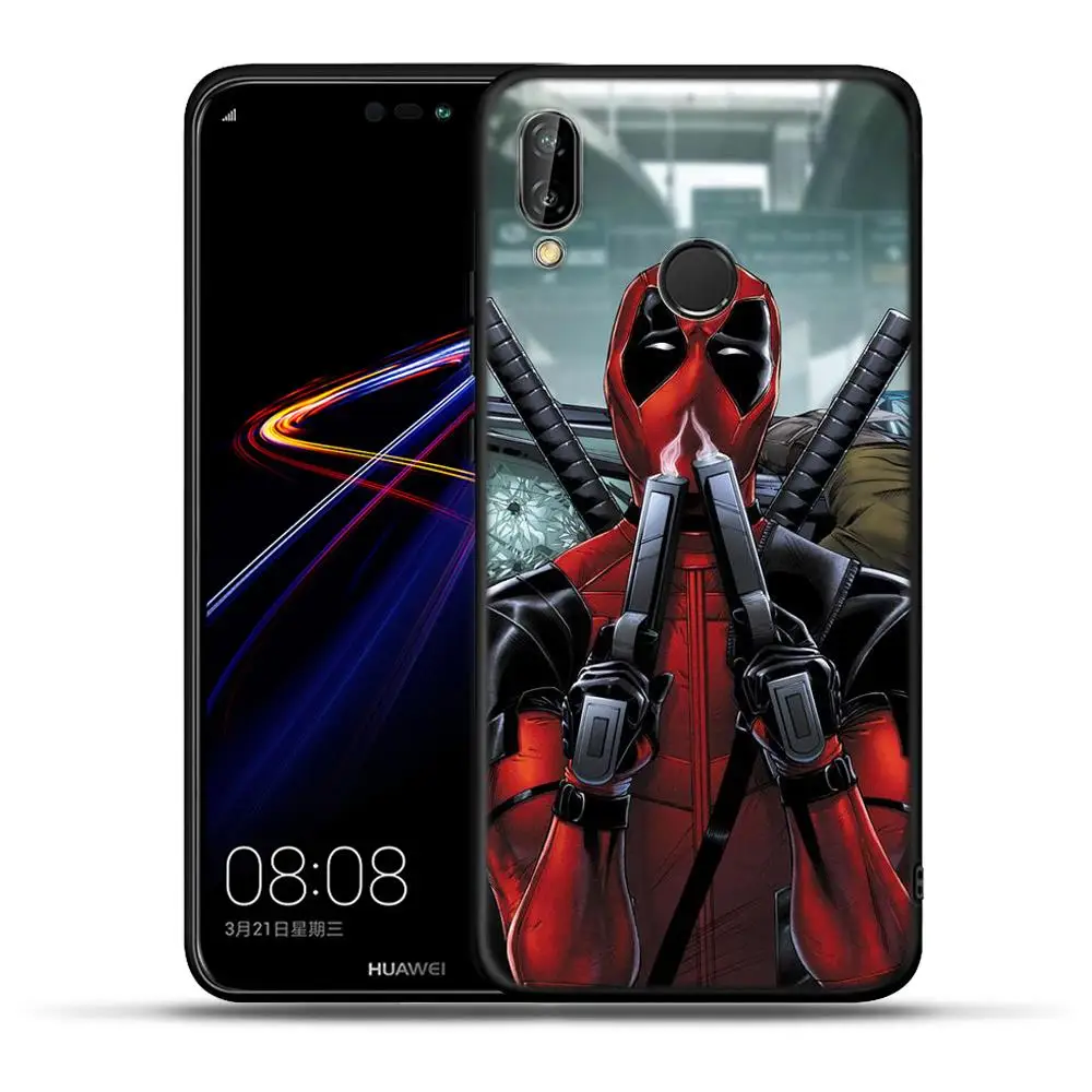 Классный Джокер Dead Pool для huawei P20 P30 Pro mate 10 20 Lite Y5 Y6 Y7 Y9 Prime P Smart Plus чехол силиконовый чехол Coque Etui