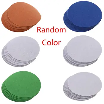

OOTDTY 10pcs 125mm Water Dry Wet Sanding Discs Back Velvet Self Adhesive Sand Paper