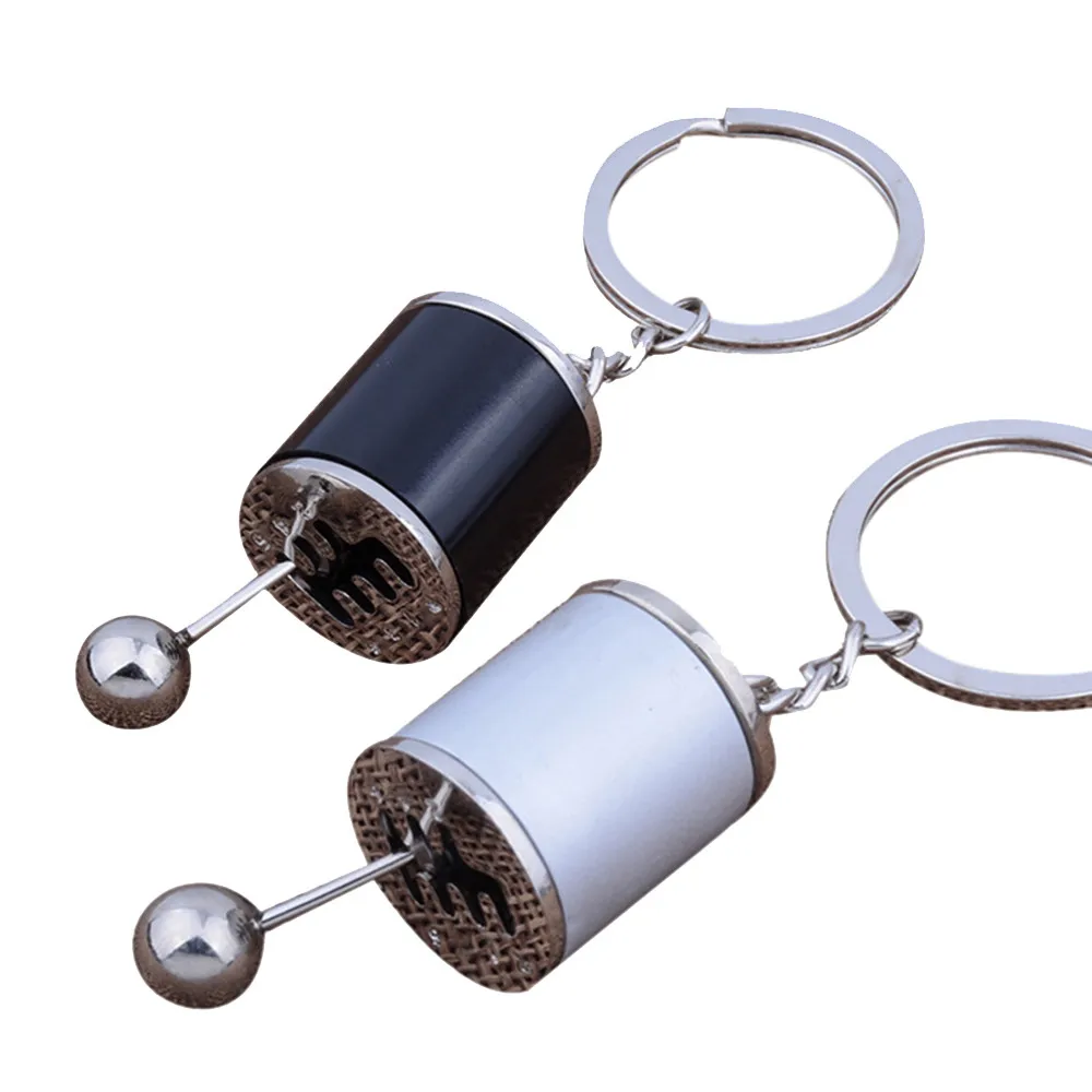 Gear Knob Gear Shift Gear Stick Gear Box Metal Key Chain Keyfob Car Keyring