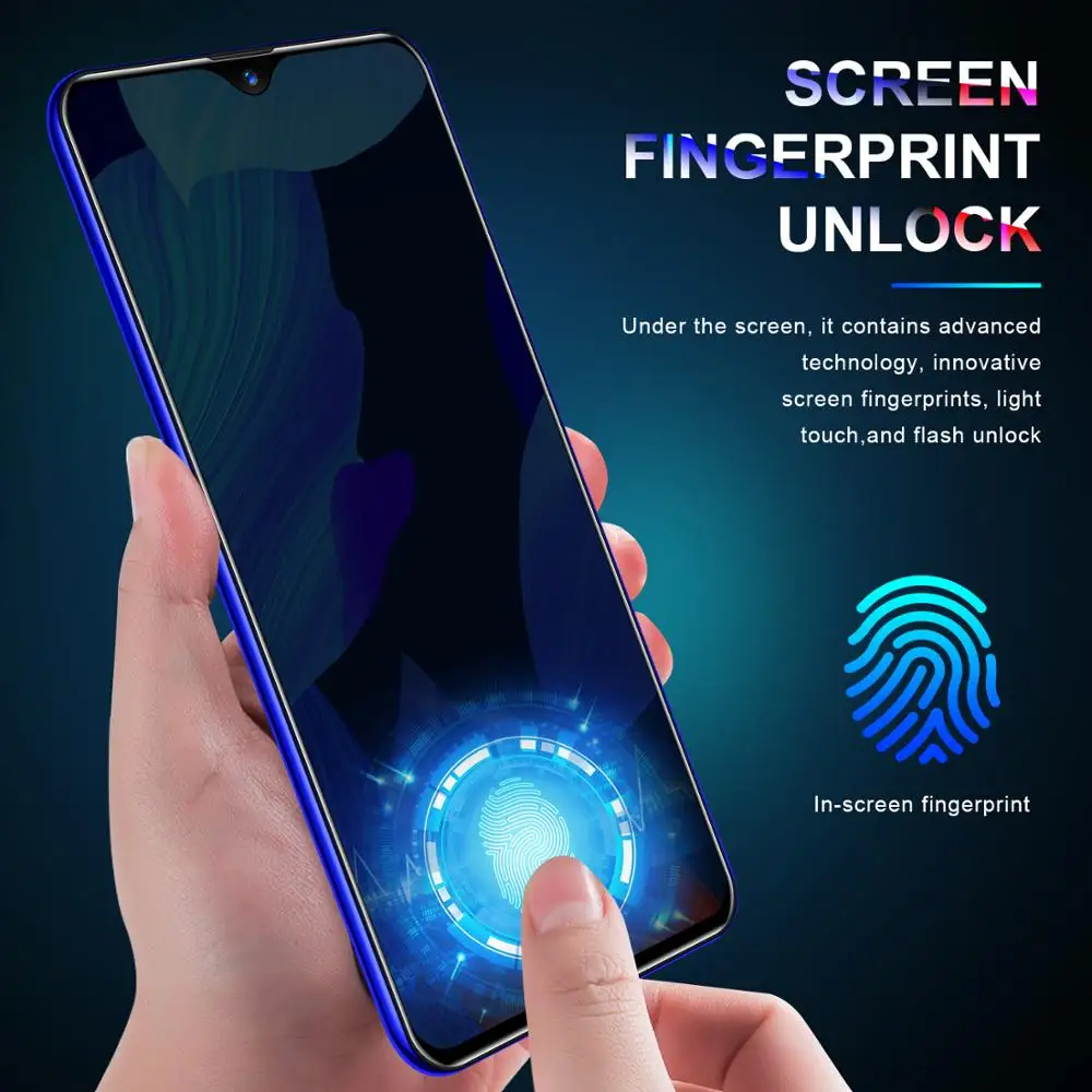 Mate35, 6,3 дюймов, 4G, смартфон, 6 ГБ ОЗУ, 128 Гб ПЗУ, экран капли воды, мобильный телефон, Распознавание отпечатков пальцев и лица, разблокировка, сотовый телефон
