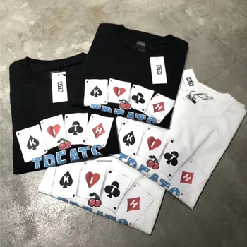 

Oversized Playing cards Treats KITH T shirt Men Women 1:1 Top-Quality Cotton harajuku Top Tees Streetwear KITH t-shirt tshirt
