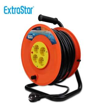 

ExtraStar® Cord reels power Cord coil roll 50 meters and 4 plugs