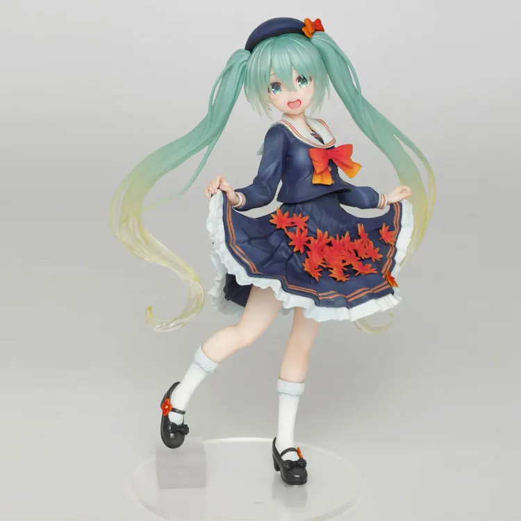 Photo Product Original Action Figure Hatsune Miku Youth Uniform Character Model PVC Figure Toy Decoration Exquisite Boxed Gift