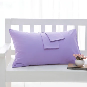 

Soild Color Bed Pillow Case Housse Coussin Rectangle Cotton Covers Cojin Sofa Funda Decor For Pillow Decor Cushion Cover Home