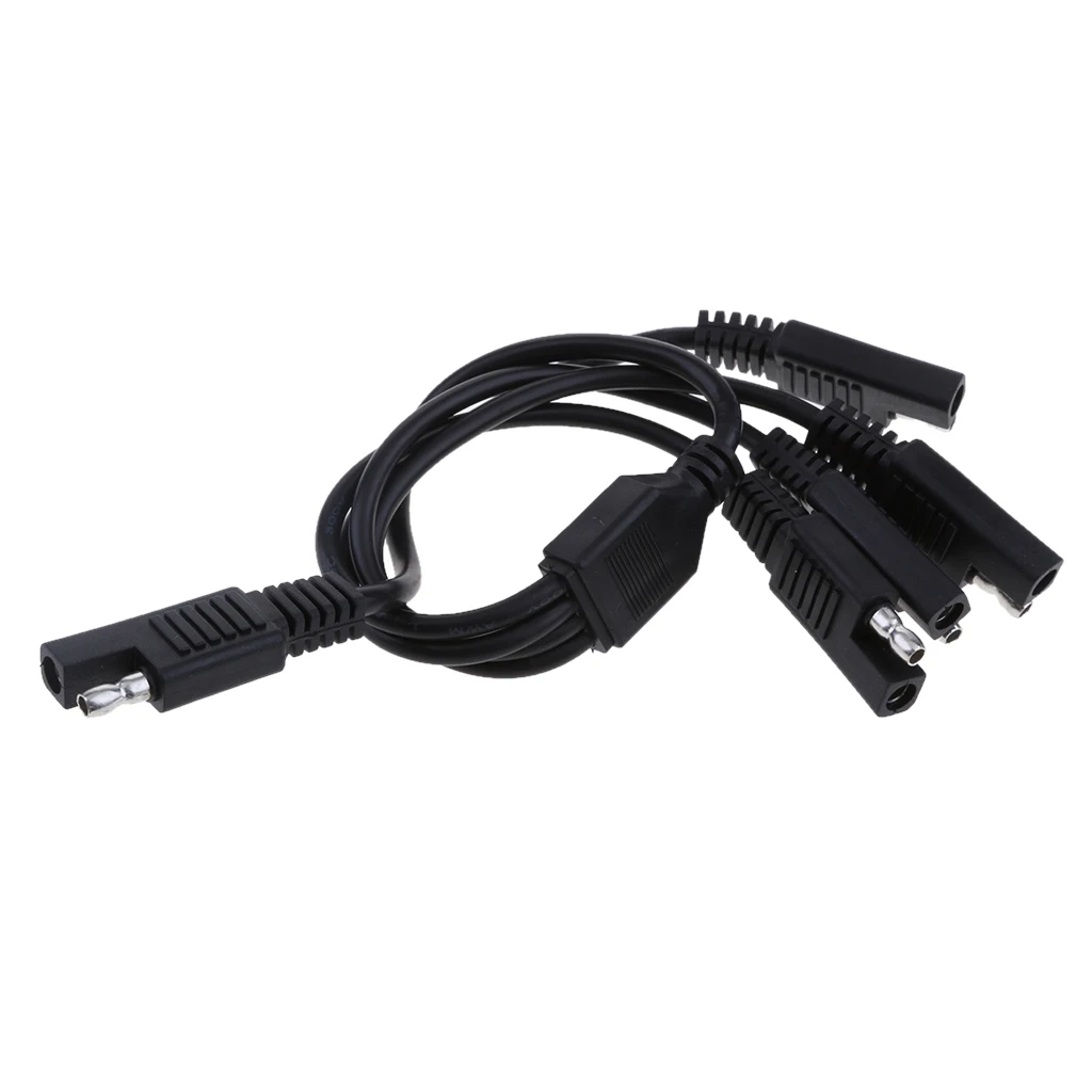 SAE Extension Wire Adapter Connector with 5 Way Cable for Car Motorcycle