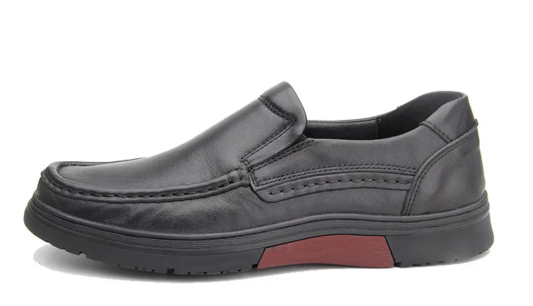 man shoes leather genuine High Quality men casual natural leather loafers autumn winter British retro men shoes cowhide
