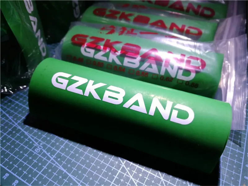 Slingshot rubber band GREEN GZKBAND quality latex slingshot tube